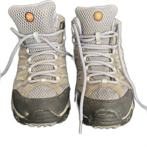 Merril Grey/Perwinkle Moab Waterproof Mid Calf Hikers Boots Women’s Size 8